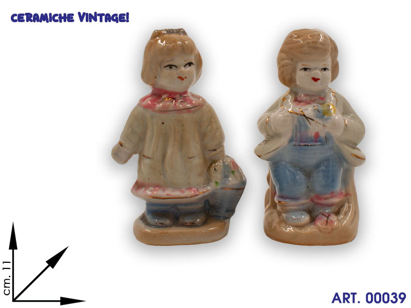 247 Statuina Bimba In Porcellana Cm 11