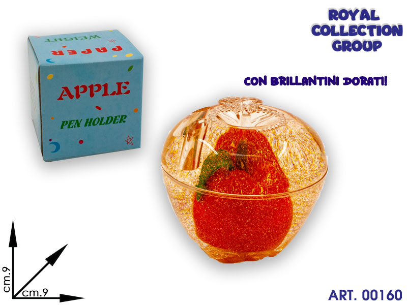 Tp 119ap Portapenne Trasparente C/acqua Cm9x9x9