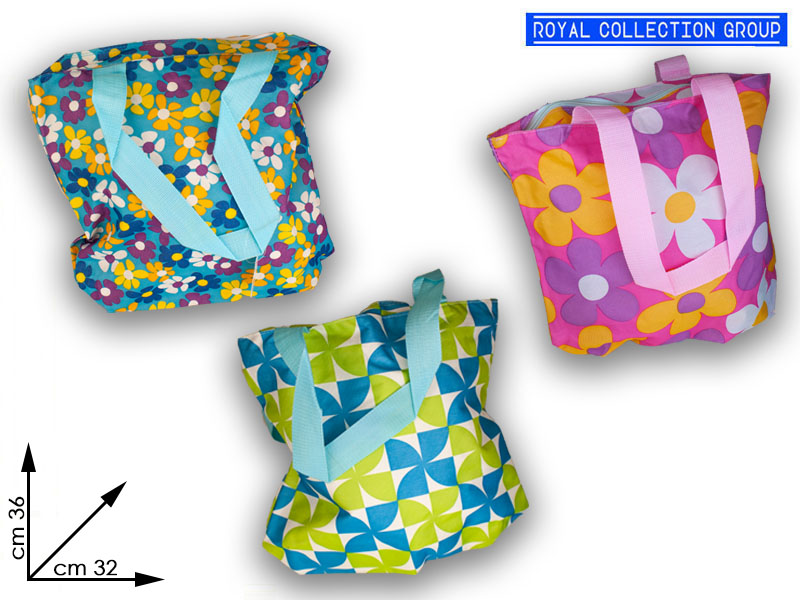 7121 Borsa Fiorata Ass Cm38x35