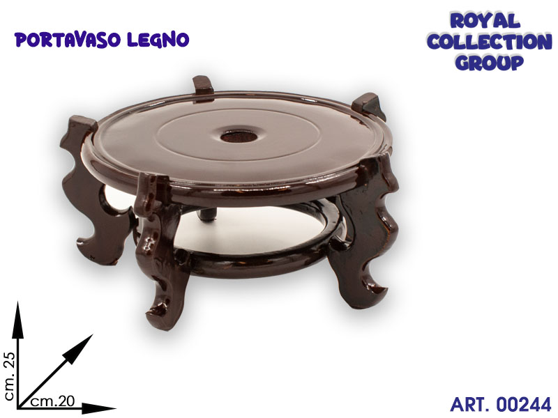 3082 Portavaso Legno Cm20x10