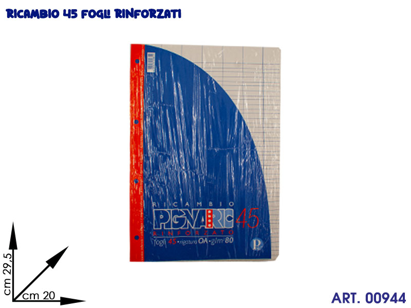 343541a Carta Ricambio 45 Fogli Cm29,5x20
