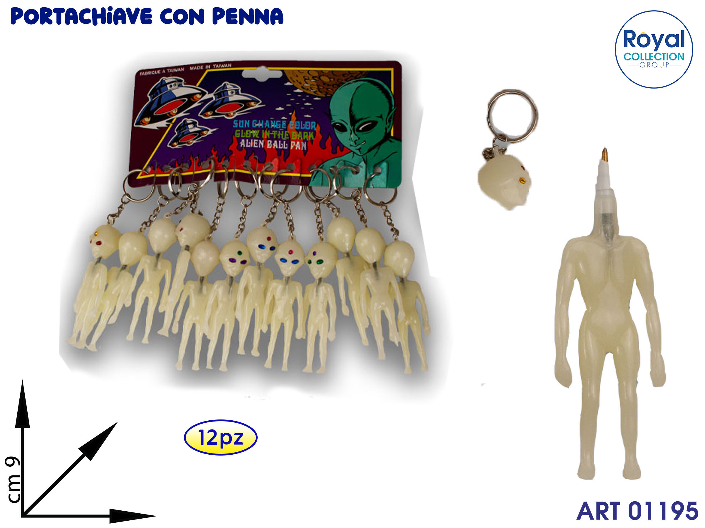 Portachiave Alieno C/penna Cm9 73269098
