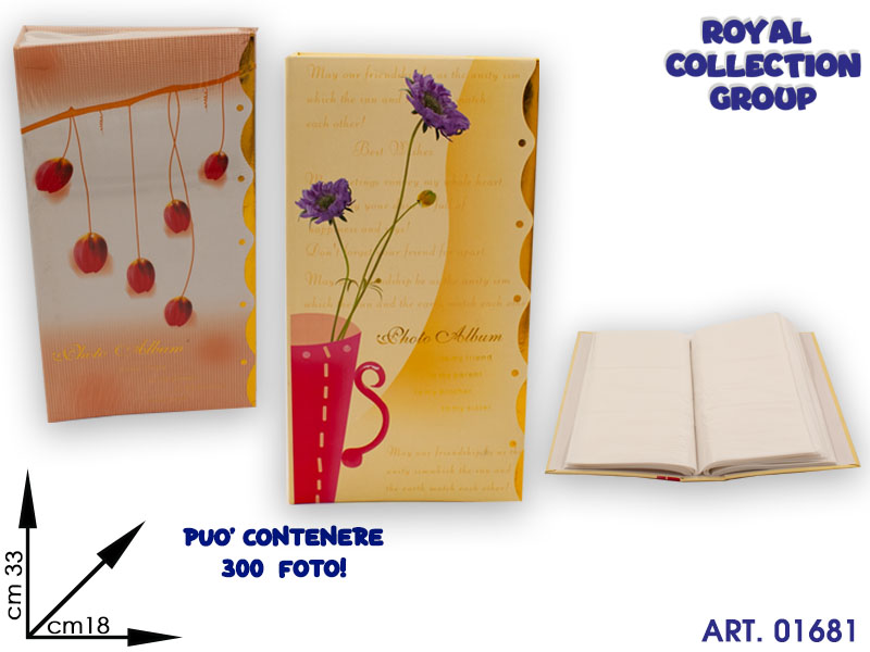 8192 Album 300 Portafoto Col Ass Cm33x18