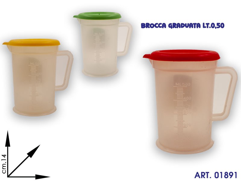 00103 Brocca Grad 0,50lt H14 Made In Taly