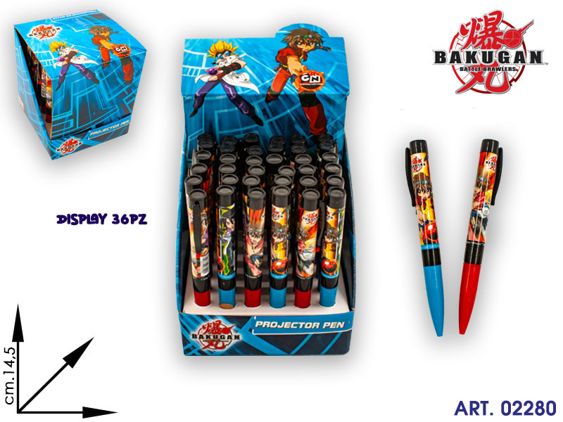 34 52649 Penna C/p Bakugan Cm14,5 Display Pz36