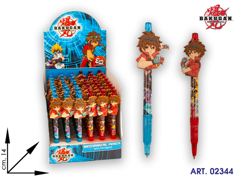 34 52619 Matita Portamine Bakugan Cm14 Display Pz48