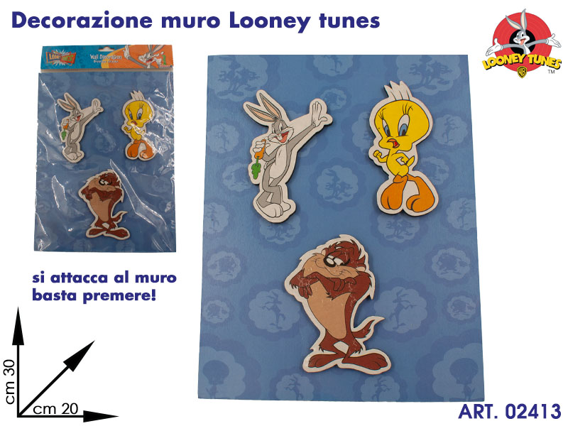 Sm 041045 Decorazioni Looney Tones Cm30x20
