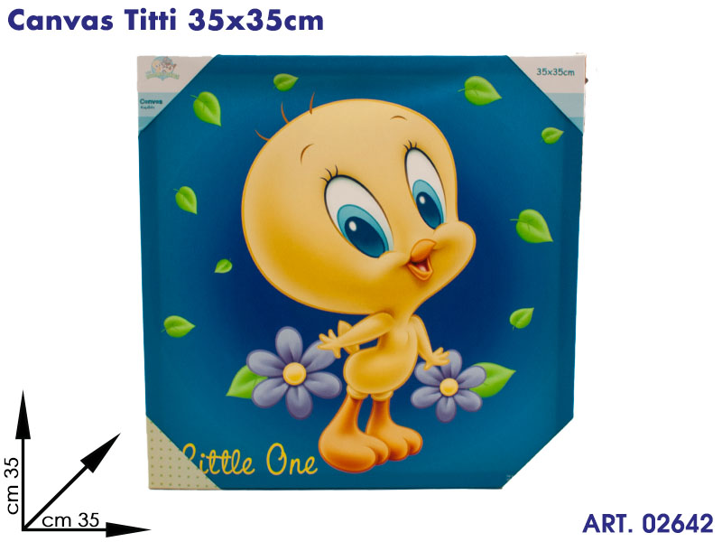 Cn013010 Quadro Canvass Tweety Cm35x35