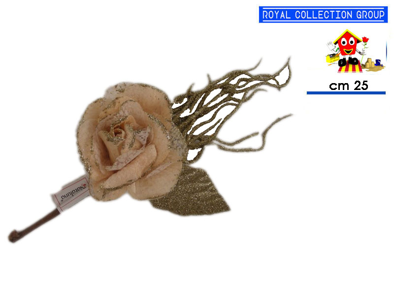 2653192 Pick Rosa Panna C/rami Gl Cm25 67021000