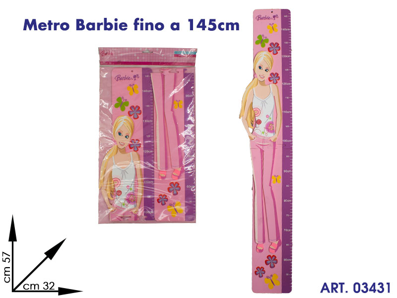 Decorazione Metro Barbie Cm57x32
