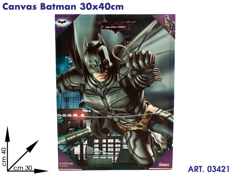 Cn013022 Quadro Canvass Batman Cm40x30