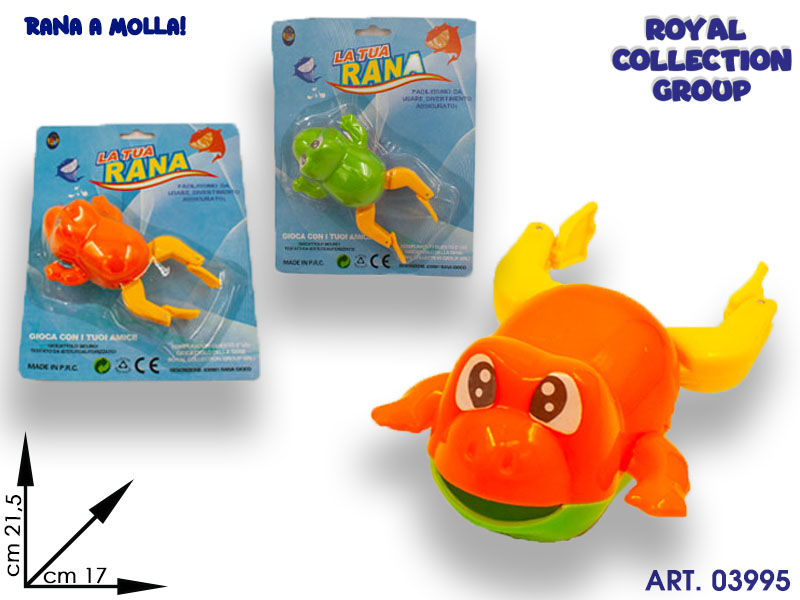 630901 La Tua Rana A Molla Col Ass Cm21,5x17 95030095
