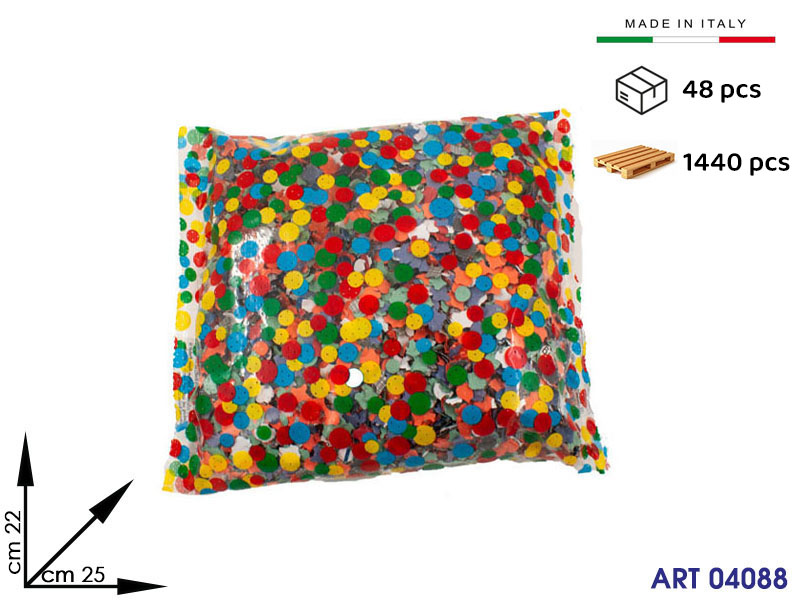 Cod.cp 200 Busta Coriandoli Lusso (48pz) 25x22xm