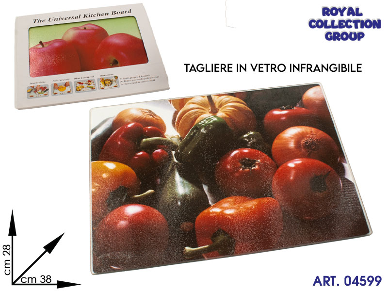 Ro 103 Tagliere Vetro Infrangibile Cm38x28 70134910