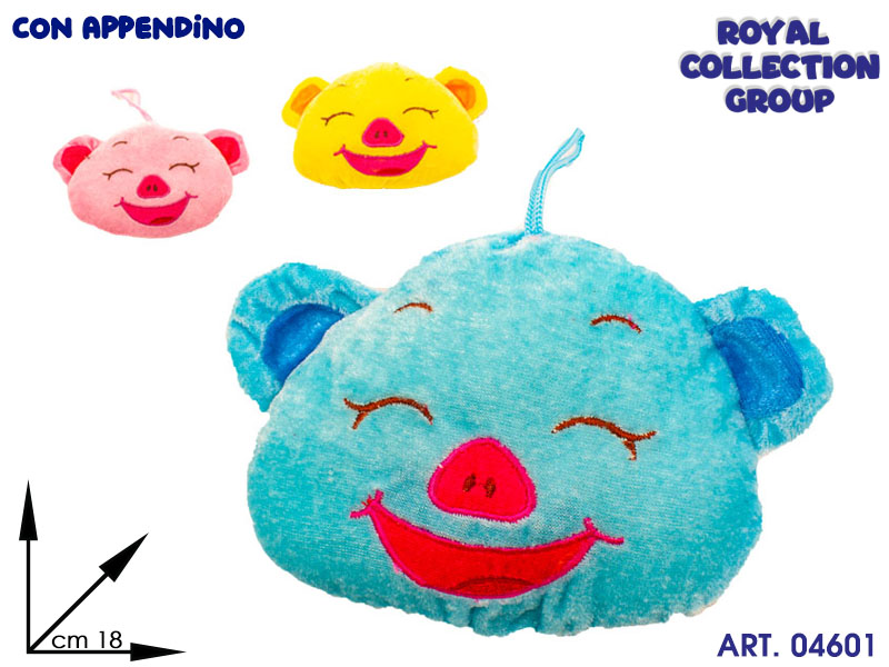 Mx 6807 Peluche Maialino Smile Cm 18