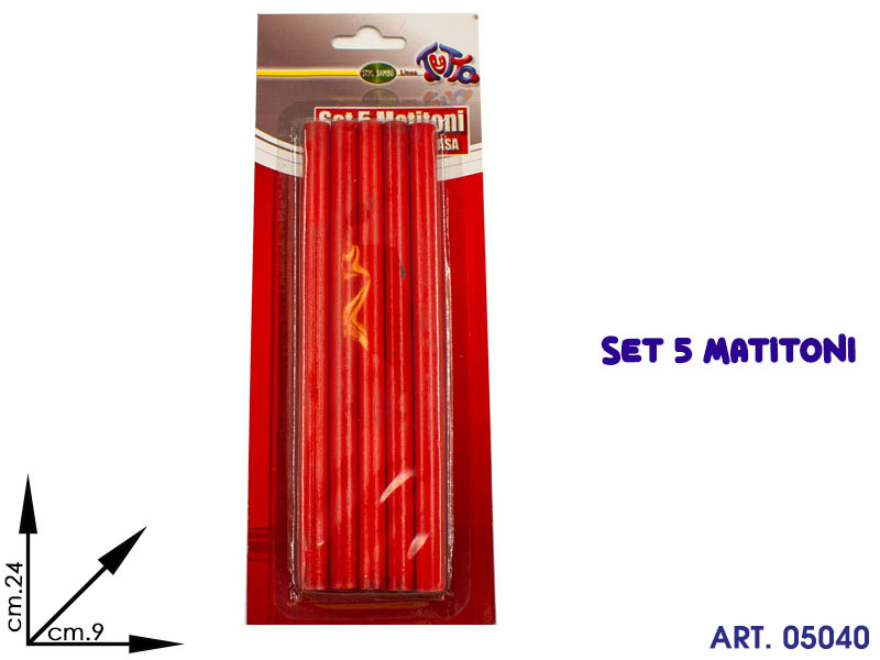 Ca140 Set 5 Matitoni Blister Cm24x9