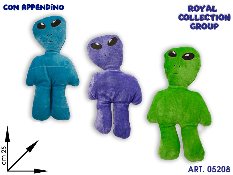 C5 16542 25 Peluche Alieno Col Ass Cm25 95030041