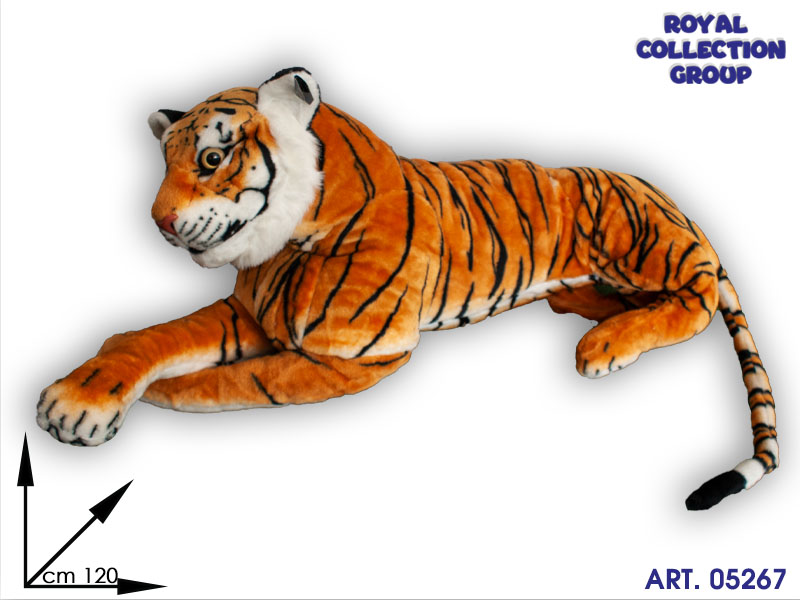 C5 3047 8818 130 Peluche Tigre Marrone Cm120 95030041