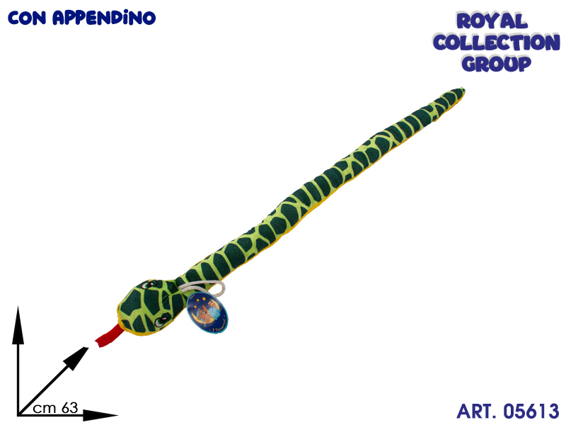 A1 14181 11123 Serpente Peluche Cm 63