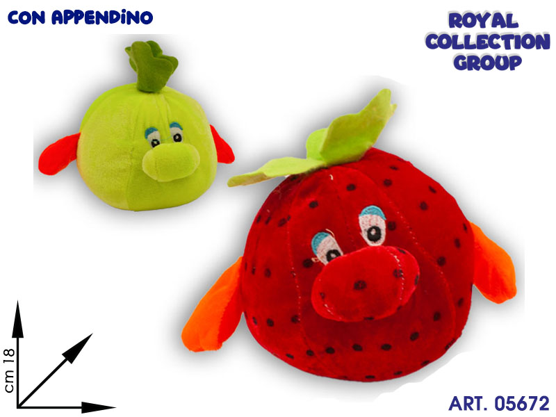 85080d Peluche Frutta 2 Ass Cm18 95030041