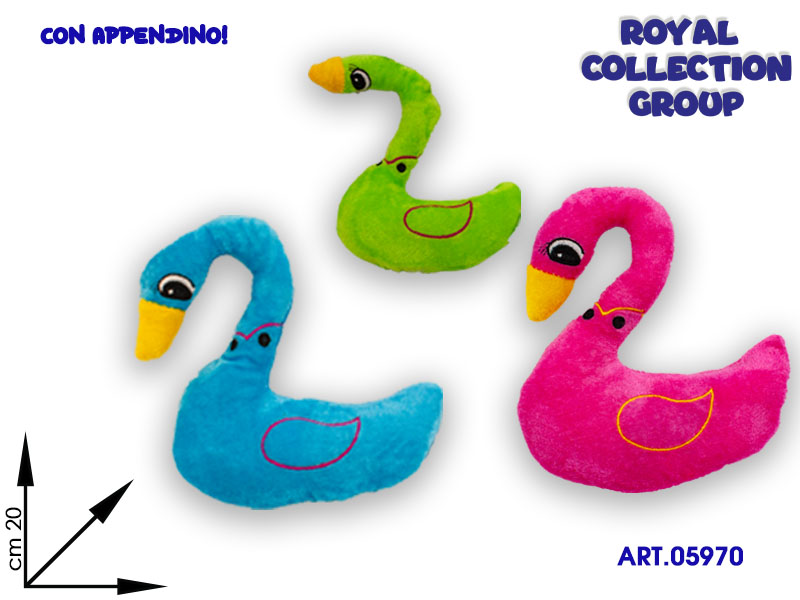 A1 14627 1 Peluche Cigno 3 Col Ass Cm20 95030041