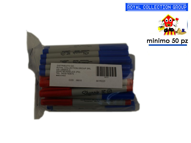 Pennarelli Sharpie Blu/rosso Ass
