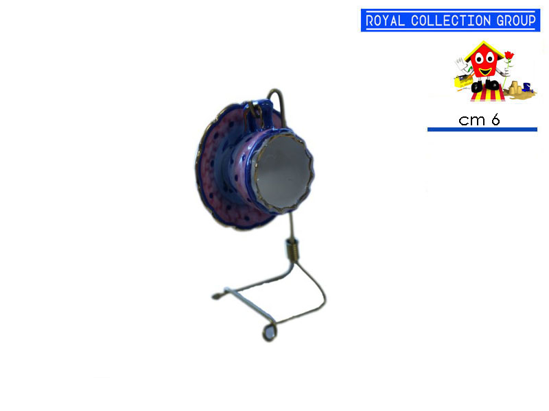 Soprammobile Mini Tazzina Porcell C/supporto Cm6