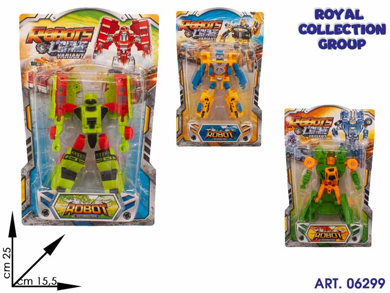 3216061 K059269 Hy-2295 Robot Trasformer Ass  Cm 25x15.5