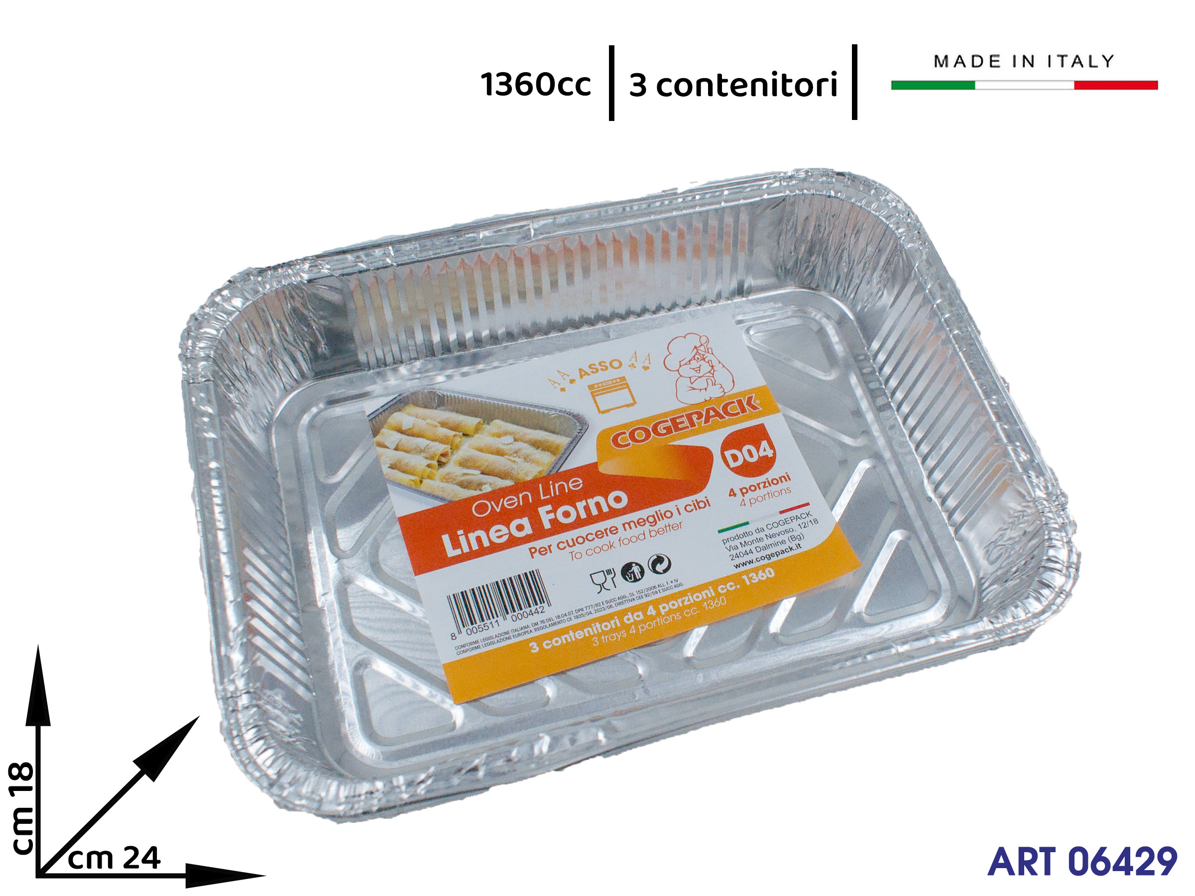 D04 Contenit D4 3/r30 Pz 3 Cm 24x18