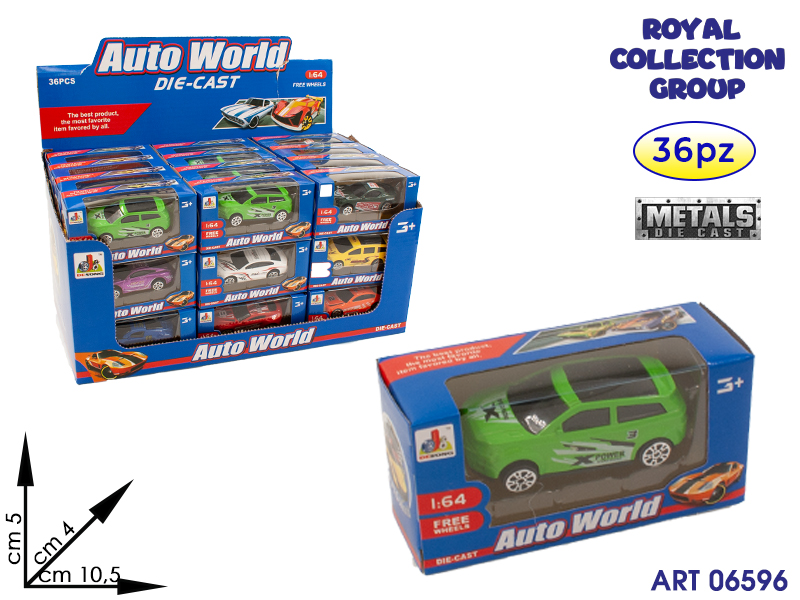 K096062 Automobili Ass Display 36 Pz Die Cast Cm 11