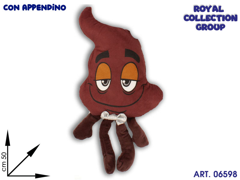 A1 17666 2g Pu Pu Peluche C/gambe E Fiocco 2 Col Cm 50