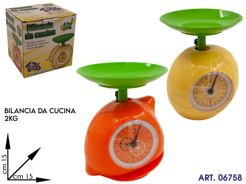 Bl05 Bilancia Cucina 2 Kg  Cm Cm15x15