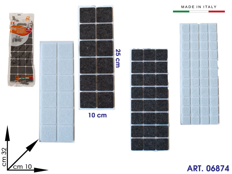 Bf3 Feltrini Autoadesivi Blister Maxy Assortiti Cm 32x10