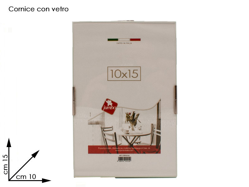 Cor1015a Cornice A Giorno Cm 15x10 Vetro