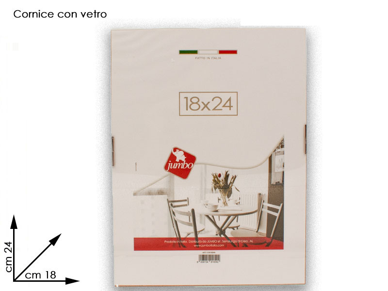 Cor1824a Cornice A Giorno Cm 24x18 Vetro