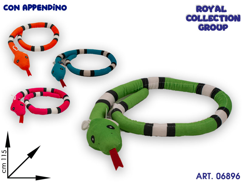 C5 17515 Serpente Tropicale Peluche Ass  Cm 115