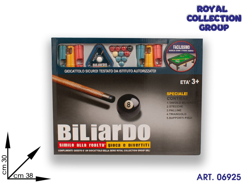 2035 K111715 Gioco Biliardo   Cm 38x30