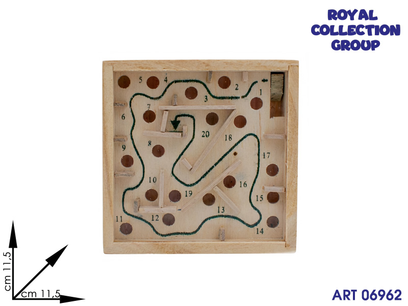 R038 K190306 Labirinto Legno  Cm 11.5