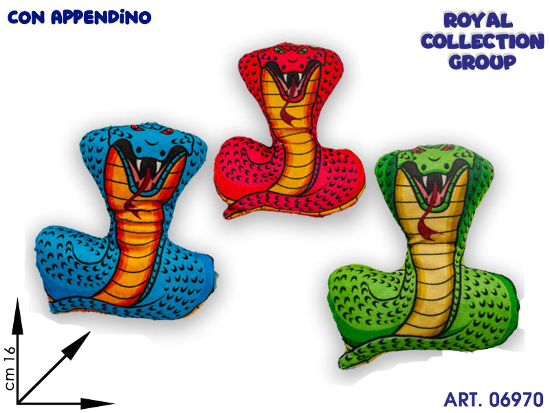 Jm 8604-03 Cobra Peluche 3 Col  Cm 16 95030041