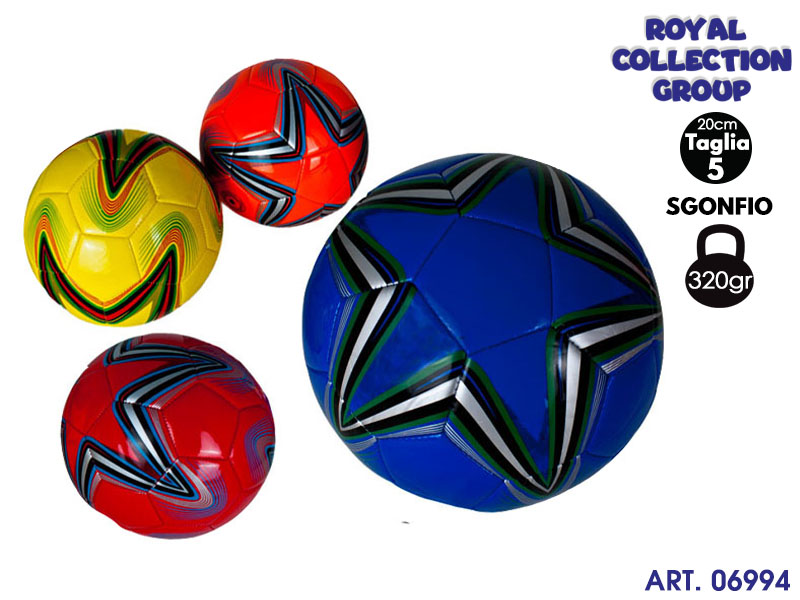 K1000 K190223 Pallone Simil-cuoio Mis 5 4 Col Ass