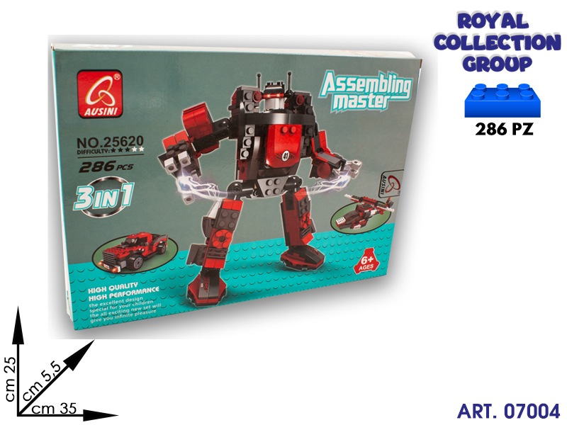 K490602  Build Costruzioni 3in1 Master Pz 286 25620 Cm 35x25