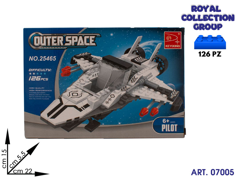 K129907  Build Costruzioni Outer Space Pz 126 25465 Cm 22x15