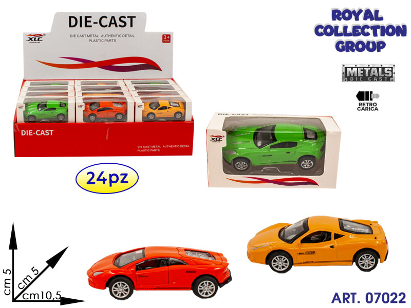 K134746 Auto Die Cast  Ass Display 24 Pz  Cm 10.5x5