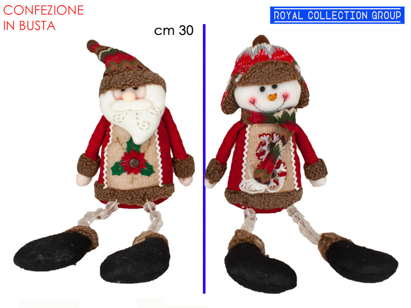 K190719 Articolo Decorativo Natalizio 2 Ass  Cm 30