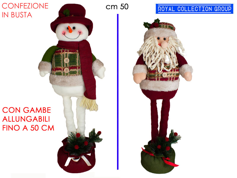 K190717 Articolo Decorativo Natalizio 2 Ass  Cm 33