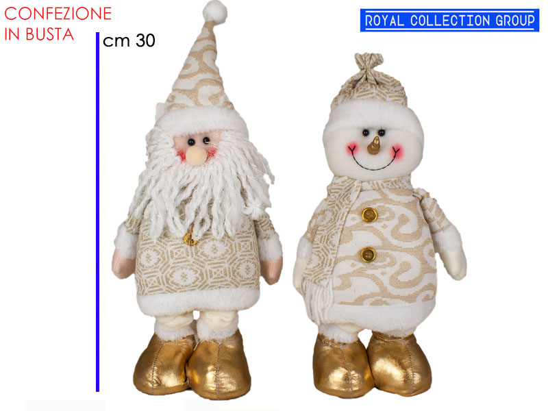 K190718 Articolo Decorativo Natalizio 2 Ass  Cm 30