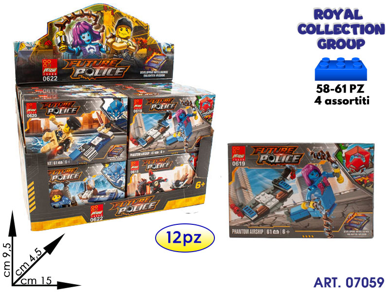 K310633 0622 Building Costruz Future (display12 Pz)cm 15x9.5
