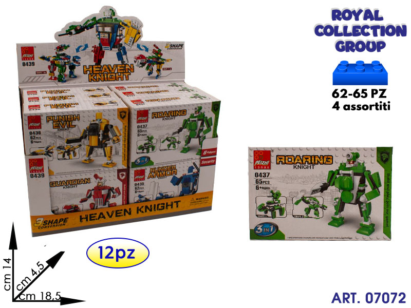 K310621 0439 Building Heaven Knight (display12 Pz) Cm 15x9.5