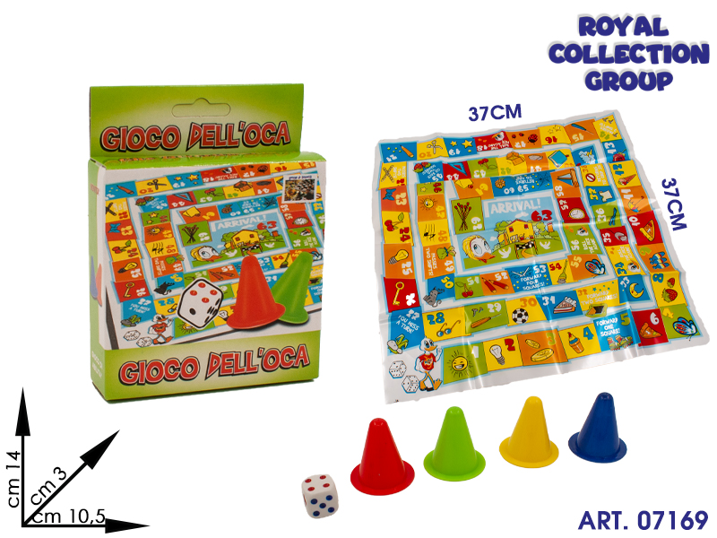 K036491 Gioco Dell'oca  Cm 14x10.5