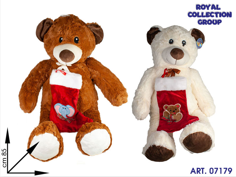 Sm31801 Orso Sofficione 2 Col Cm 85 C/calza